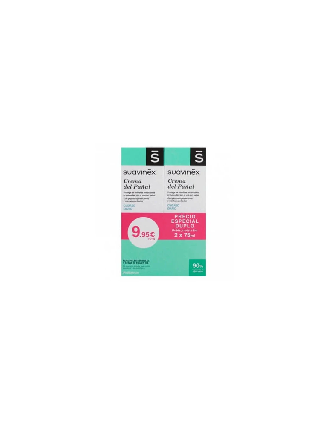 SUAVINEX DUPLO CREMA PAÑAL 2 ENVASES 75 ML 1 SUAVINEX DUPLO CREMA PAÑAL 2 ENVASES 75 ML