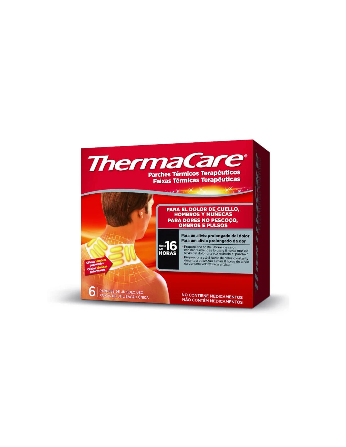 THERMACARE CUELLO HOMBRO 6 UNIDADES 1 THERMACARE CUELLO HOMBRO 6 UNIDADES
